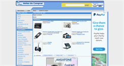 Desktop Screenshot of antesdecomprar.com.br